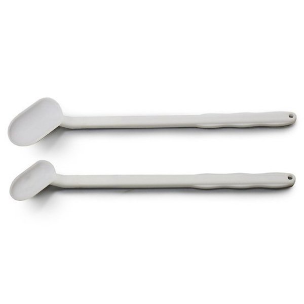 Cole-Parmer Essentials Long Handled Spoon, Sterile, HDPE, 10 mL, 100PK 0628648